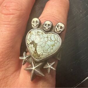 Turquoise and Silver Ring